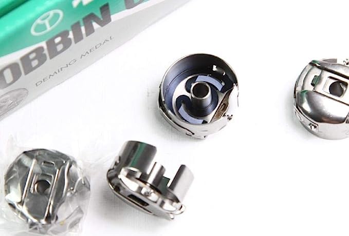 Towa Standard L-Style Embroidery Bobbin Case with Spring - Made in Japan - Image 4